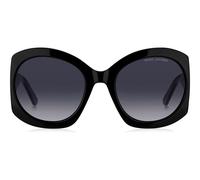 Marc Jacobs MARC 722/S 807/9O Women's Butterfly Sunglasses - Black Frame, Dark Grey Gradient Lenses