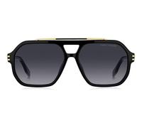 Marc Jacobs Marc 753/s Occhiali Da Sole Uomo Nero Squadrato Grigio 58mm
