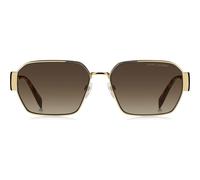 Marc Jacobs Marc 805/s Occhiali Da Sole Donna Oro Rettangolari Marrone 59mm