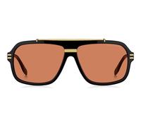 Marc Jacobs Marc 840/s Occhiali Da Sole Uomo Nero Pilot Arancione 60mm