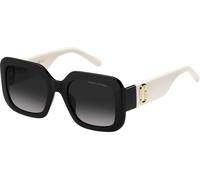 Marc Jacobs Donna MARC 647/S 80S/9O Occhiali da sole Plastica Nero/bianco Grigio Squadrata Sfumato