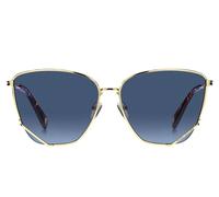 Marc Jacobs Mj 1006/s Occhiali Da Sole Donna Oro Farfalla Blu 61mm