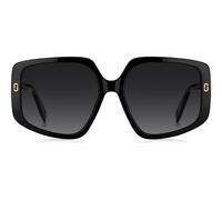 Marc Jacobs Mj 1128/s Occhiali Da Sole Donna Nero Geometrico Grigio 57mm