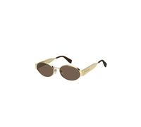 Marc Jacobs Donna Marc Jacobs MARC 806/S 01Q/70 Occhiali da sole Metallo Oro Marrone Rotonda Normale