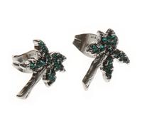 Marc Jacobs orecchini Palme strass, Strass palm stree studs Silver