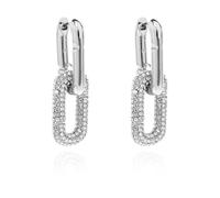 Marc Jacobs - Orecchini pendenti Pop J-Marc con pavé - - Accessories - Donna - Grigio - ONE SIZE