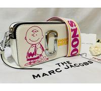 MARC JACOBS Snapshot Chalk 177 Borsa a tracolla Borsa per fotocamera Doppia C...