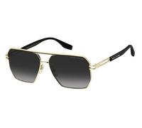 Marc Jacobs Uomo MARC 584/S RHL/9O Occhiali da sole Metallo Nero/Oro Grigio Squadrata Normale Sfumato