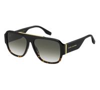 Marc Jacobs Uomo MARC 756/S WR7/9K Occhiali da sole Acetato Nero Multicolore Squadrata Sfumato