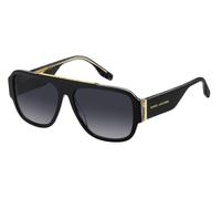 Marc Jacobs Uomo MARC 756/S 1EI/9O Occhiali da sole Acetato Nero Grigio Squadrata Sfumato