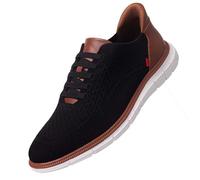 Marc Joseph New York Edison Street (tecnologia a mani libere) Oxford da uomo, nero, 45.5 EU