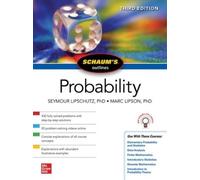 Marc Lipson Seymour Lipsc Schaum's Outline of Probability, Third Edi (Tascabile)