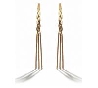 Marc malone Long chain Orecchini made of gold-plated steel Hadek MCE250186G