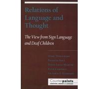 Marc Marschark Relations of Language and Thought (Tascabile)