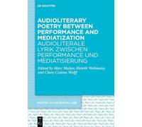 Marc Matter Audioliterary Poetry between Performance and Medi (Copertina rigida)