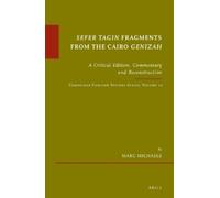 Marc Michaels Sefer Tagin Fragments from the Cairo Genizah (Copertina rigida)