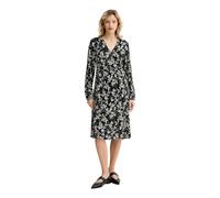 Marc O'Polo - Abito Midi con Scollo a V e Fantasia - - Dresses - Donna - Nero - S