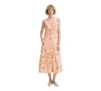 Marc O'Polo - Abito midi senza maniche in lino con stampa floreale e scollo a V con tasche - - Dresses - Donna - Multicolore - XS
