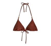 Marc O'Polo Bikini a Triangolo da Donna Shiny, Breezy Leaf Cappuccino, XL