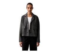 Marc O'Polo - Blazer con Scollo a Sciarpa Boxy - - Jackets - Donna - Grigio - XS