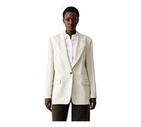 Marc O'Polo - Blazer in Viscosa e Lino - - Jackets - Donna - Beige - L