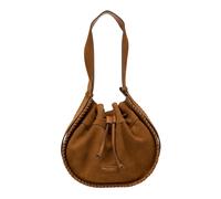 Marc O'Polo Aadina Borsa hobo marrone, pelle di vitello ruvida, donna