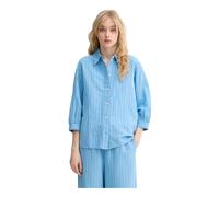Marc O'Polo - Camicia a Righe in Lino Manica 3/4 - - Blouses & Shirts - Donna - Blu - M