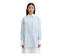 Marc O'Polo - Camicia in Popeline di Cotone - - Blouses & Shirts - Donna - Blu - M