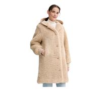 Marc O'Polo - Cappotto con cappuccio in tessuto teddy - - Jackets - Donna - Beige - S