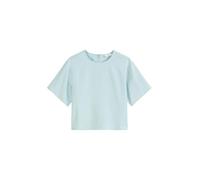 Marc OߴPolo Denim Donna Camicia a Maniche Corte con Scollo Rotondo Cropped, Blu (Blue Fog), XXL
