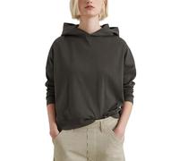 Marc OߴPolo Denim Donna Felpa con Cappuccio parzialmente Elasticizzata Relaxed Fit, Marrone (Charcoal), L