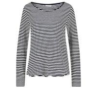 Marc OߴPolo Denim Donna Maglietta a Maniche Lunghe in Cotone bio a Righe, Multicolore (Multi/Scandinavian Blue), S