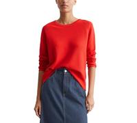 Marc OߴPolo Denim Donna Pullover in Cotone bio con Scollo Rotondo, Rosso (Vermillion Red), XL