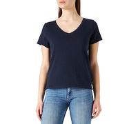 Marc OߴPolo Denim Donna T-Shirt in Cotone bio con Scollo a V, Blu (Scandinavian Blue), S