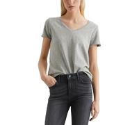 Marc OߴPolo Denim Donna T-Shirt in Cotone bio con Scollo a V, Grigio (Grau), M