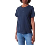 Marc OߴPolo Denim Donna T-shirt in cotone bio regular fit, Blu (Navy Teal), L