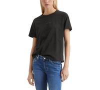Marc OߴPolo Denim Donna T-shirt in cotone bio regular fit, Nero (Black), L