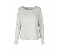 Marc OߴPolo Denim Donna Maglietta a Maniche Lunghe in Cotone bio con Scollo a Barca, Grigio (Grau), S
