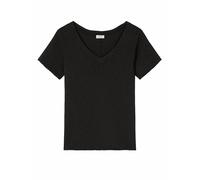 Marc OߴPolo Denim Donna T-Shirt in Cotone bio con Scollo a V, Nero (Black), L