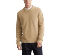 Marc OߴPolo Denim Uomo Pullover in Maglia in Cotone bio con Scollo Rotondo, Beige (Chestnut Chocolate), S