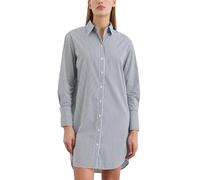 Marc OߴPolo Donna Abito camicia con colletto Kent a righe, Multicolore (Multi/Deep Night Blue), 44