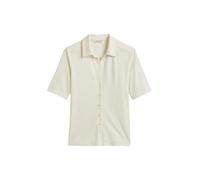 Marc OߴPolo Donna Camicia a Maniche Corte con Colletto Kent Classico Regular Fit, Bianco (White Cotton), XL