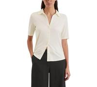 Marc OߴPolo Donna Camicia a maniche corte con colletto Kent classico regular fit, Bianco (White Cotton), S