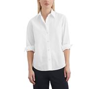 Marc OߴPolo Donna Camicia in cotone bio con colletto Kent, Bianco (White), 38