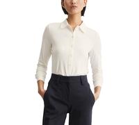 Marc OߴPolo Donna Camicia in Jersey parzialmente Elasticizzata Colletto a Punta, Bianco (off White), L