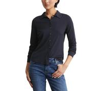 Marc OߴPolo Donna Camicia in Jersey parzialmente Elasticizzata Colletto a Punta, Blu (Manic Midnight), M