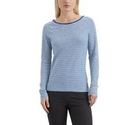 Marc OߴPolo Donna Maglietta a maniche lunghe in cotone bio con scollo a barca, Multicolore (Multi), XL