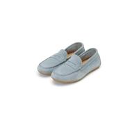 Marc OߴPolo Donna Mocassini in Pelle Eleganti, Blu (Light Blue), 36
