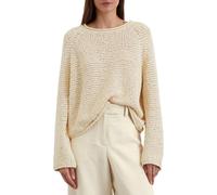 Marc OߴPolo Donna Pullover in Maglia in Cotone bio Oversize Fit, Beige (Raw Cotton), XS
