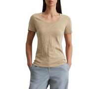 Marc OߴPolo Donna T-Shirt con Collo attorcigliato Regular Fit, Beige (Summer Sand), XS